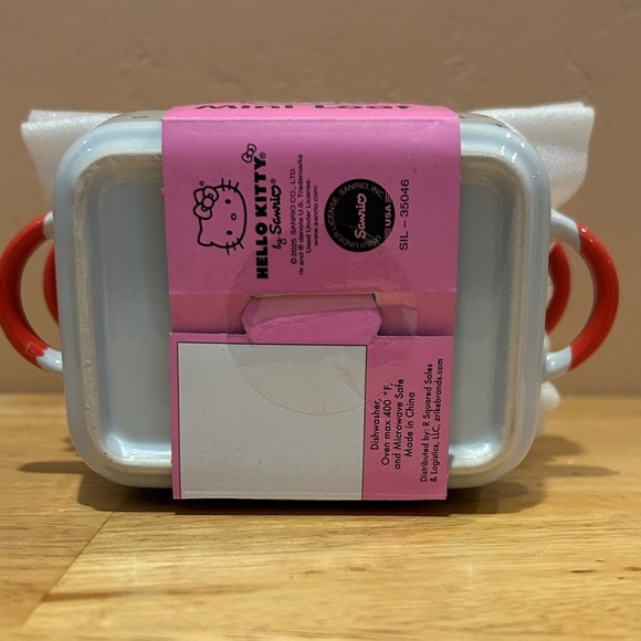 Hello Kitty Rainbows & Hearts Mini Loaf Baking Dish Set. Made By Sanrio. NWTS - Picture 6 of 7
